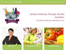 Tablet Screenshot of nutritionallyyoursnc.com